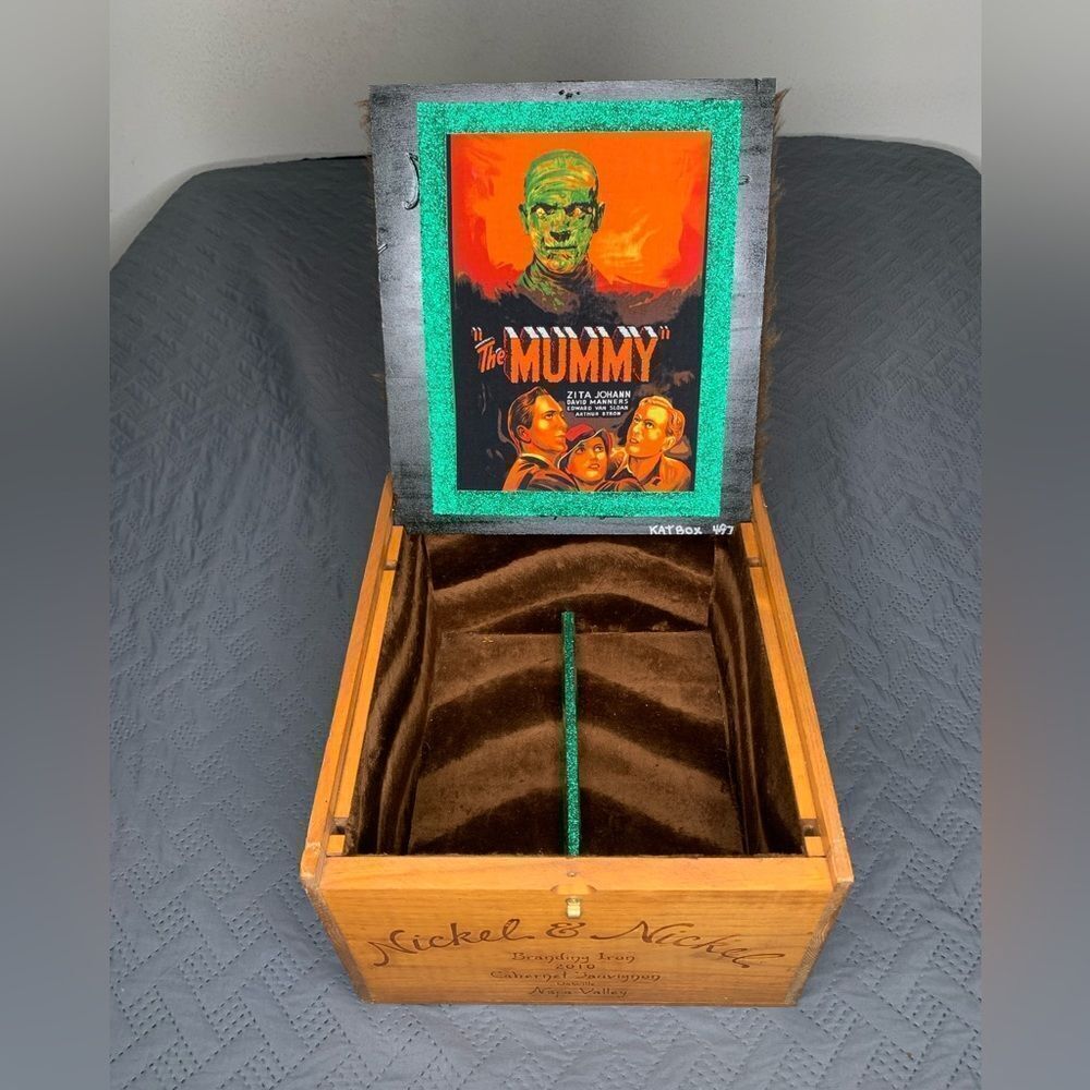 One of a kind “The Mummy” Cigar Box